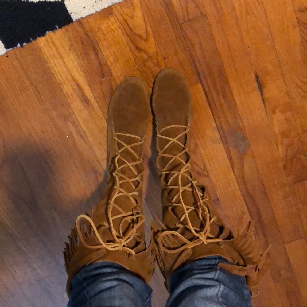 Lace -up boots